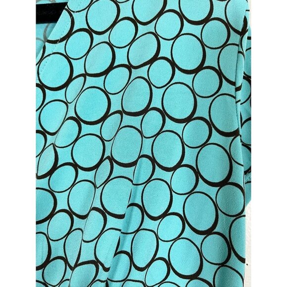 Retro Babydoll Top PL Blue Peplum Y2K Classic Chic Preppy Artsy Funky Disco 80s - Picture 4 of 13